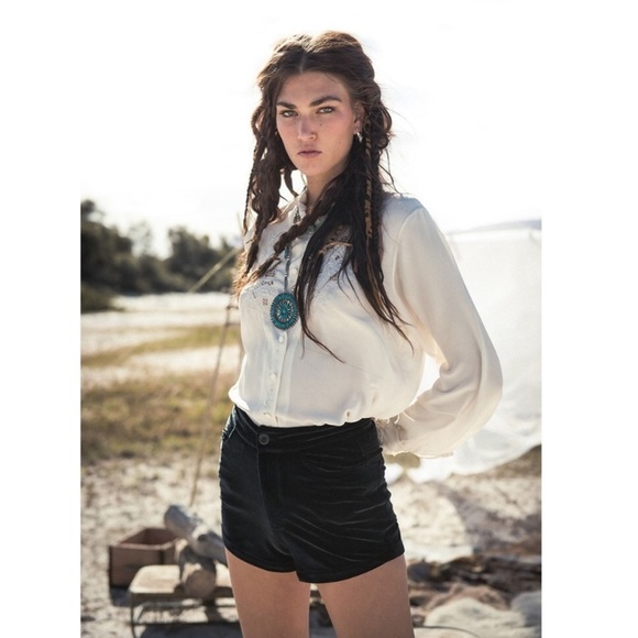 Spell Pants - Spell Velvet Black Shorts